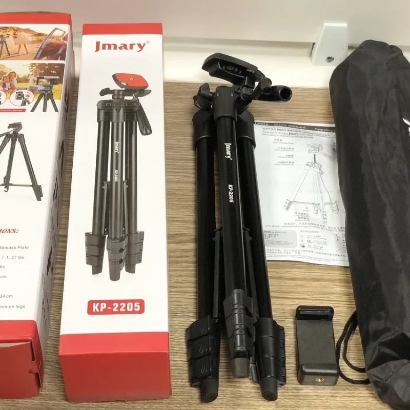 Jmary KP-2205 Professional Tripod with Mobile Holder
