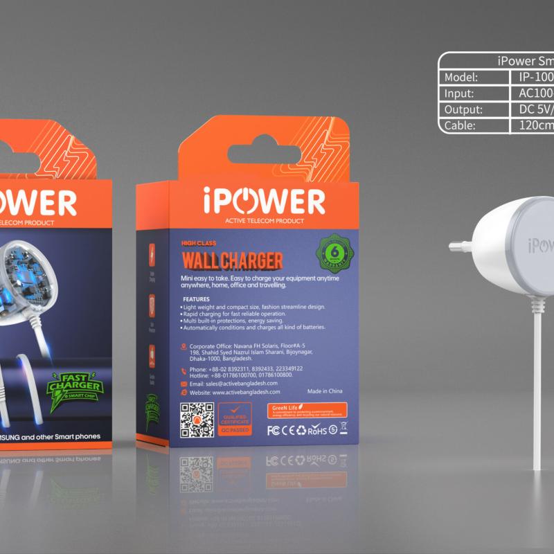 iPower Charger ACTIVE TELECOM PRODUCT 5pin/ Type B ( 1000j )