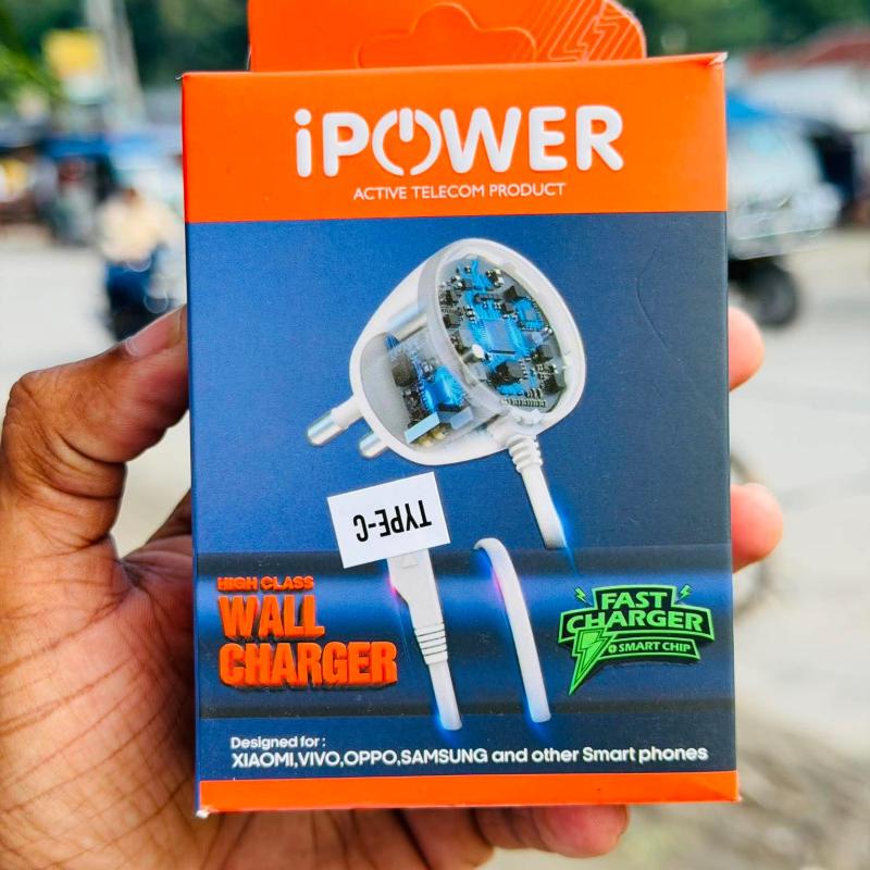 Active ipower TYPE-C Button Phone Charger IP-1000J