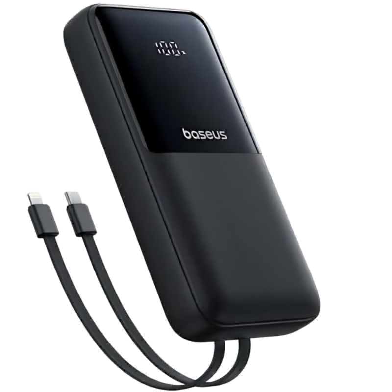 Baseus PPJP312 20,000mAh 22.5W Power Bank with Attached Type-C & Lightning Cable