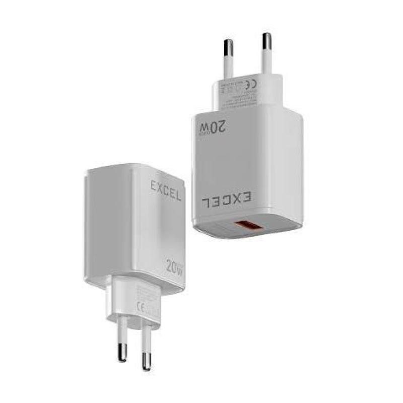 EXCEL E-105 20W Super VOOC Charger Type C Port