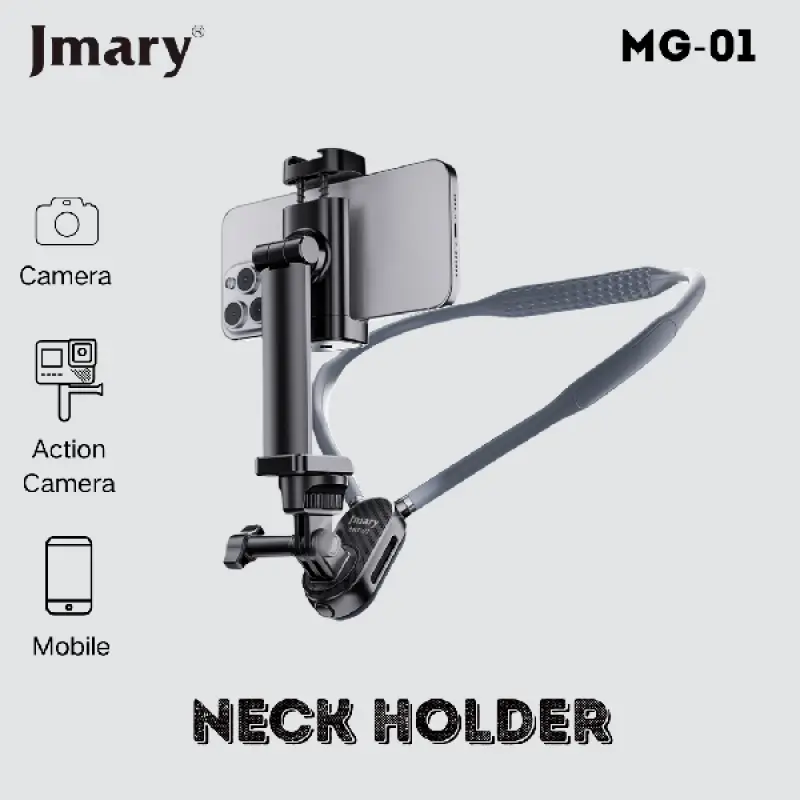 JMARY MG-01 Neck Holder for Mobile + Action Camera