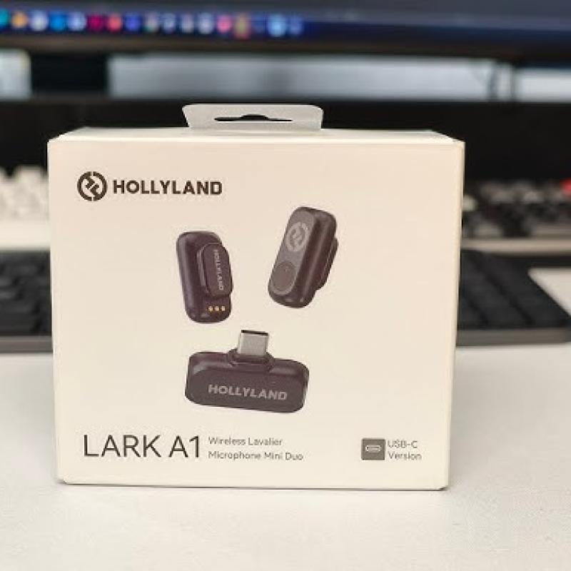 Hollyland LARK A1 Wireless Lavalier Microphone Mini Duo USB-C Version