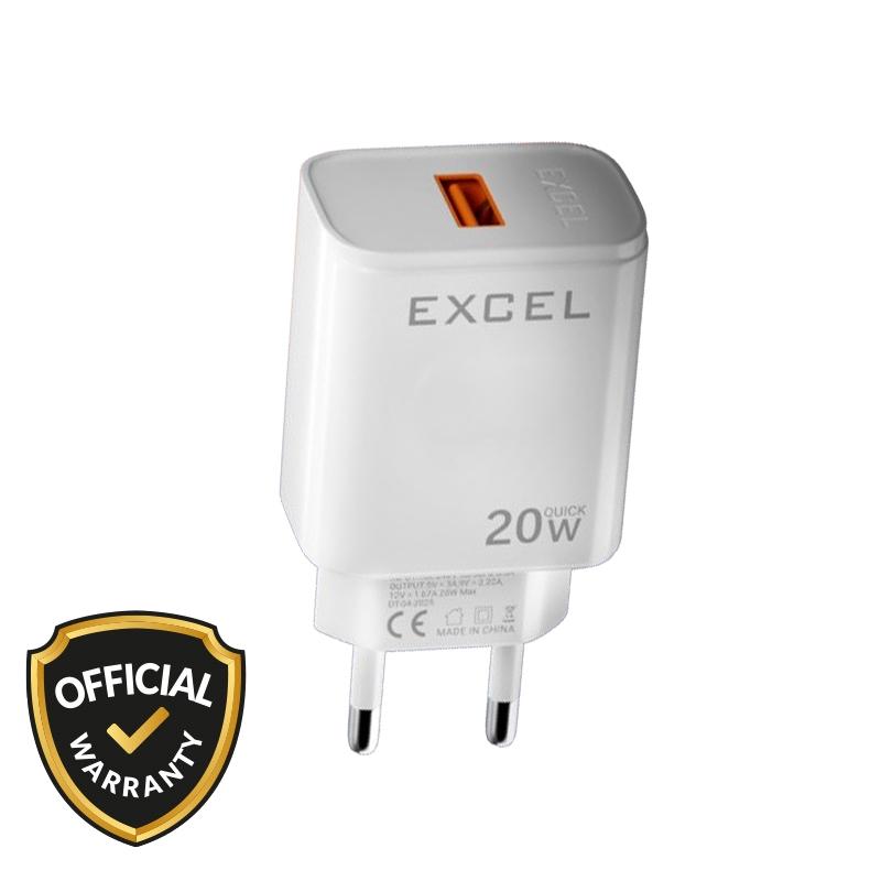 EXCEL E-105 20W Super VOOC Charger Type C Port