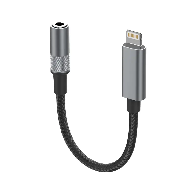 LDNIO Lighting to 3.5mm Female Adapter 130mm HIFI Audio