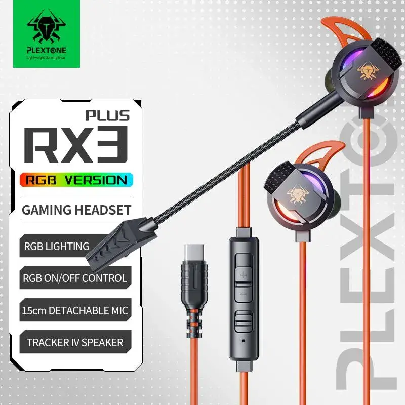 Plextone RX3 PLUS Type-C Wired Gaming Earphone