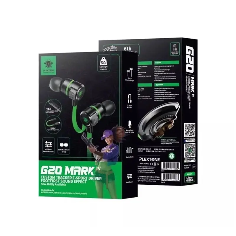 Plextone G20 Mark IV Gaming Earphone