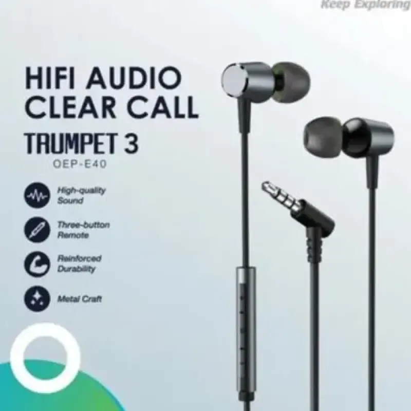 oraimo OEP-E40 TRUMPET  In-Ear Earphone 3.5mm